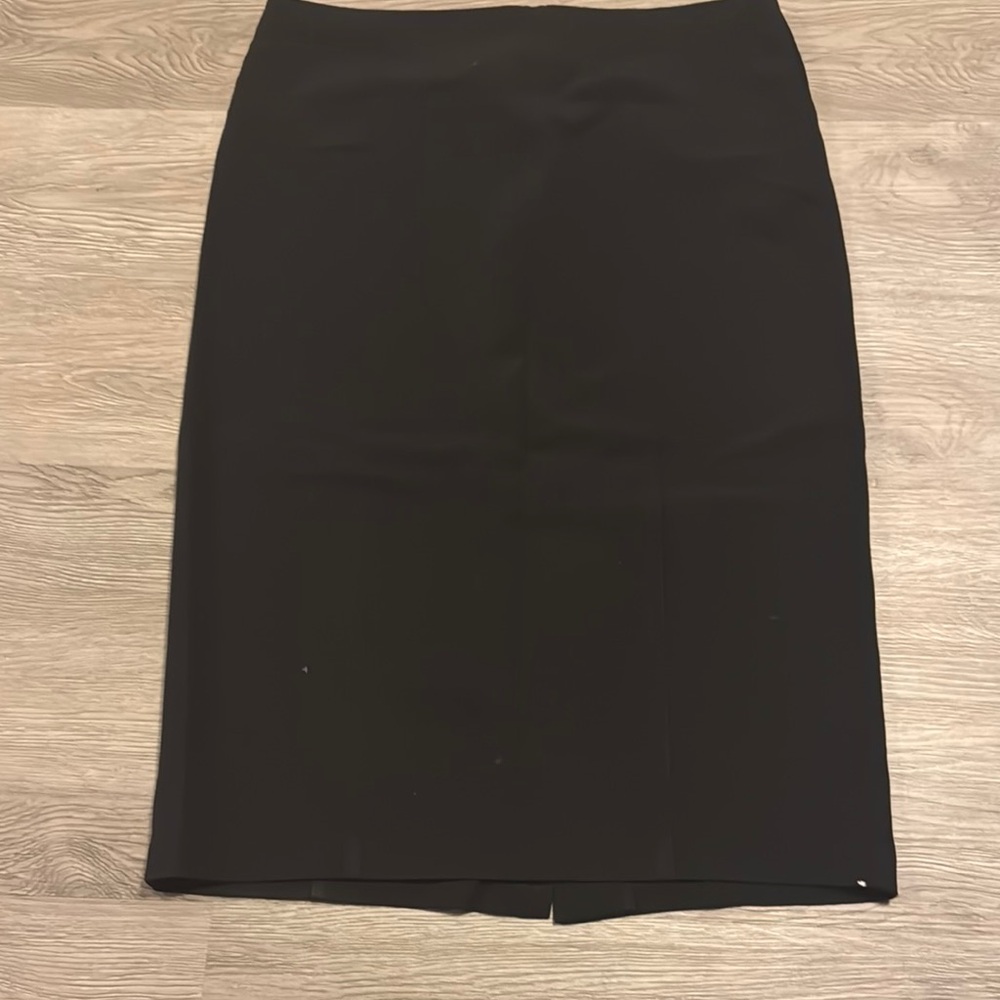 New York & Company Black Knee-Length Pencil Skirt